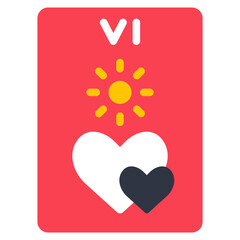 the lover flat icon