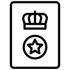 king of pentacles  icon