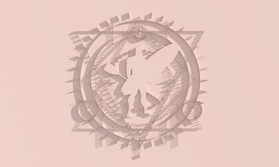 Stand up paddle boarding sport club emblem