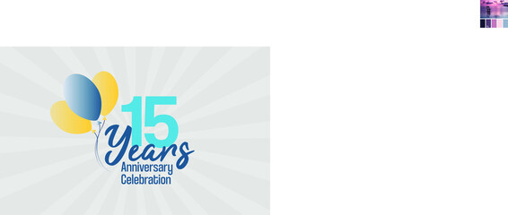 15 years anniversary celebration