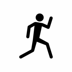 Fototapeta na wymiar running man vector icon element