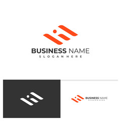 Initial W E logo vector template, Creative Letter W logo design concepts