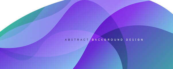 Trendy simple fluid color gradient abstract background with dynamic wave line effect. Vector Illustration For Wallpaper, Banner, Background, Card, Book Illustration, landing page