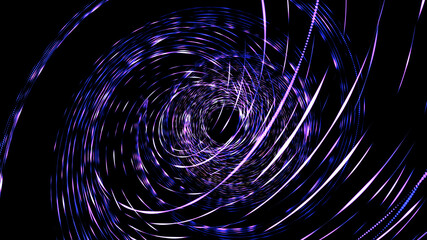 abstract blue spiral. swirling hypnotic waves background