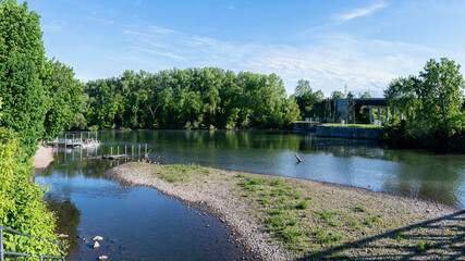 Erie Canal Lock in Pools Brook
