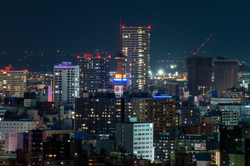 札幌中心街の夜景