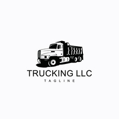 trucking logo design vector, trucking premium vector, logo for car, icon vector illustration