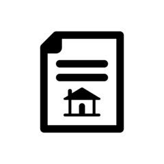 Home insurance policy icon