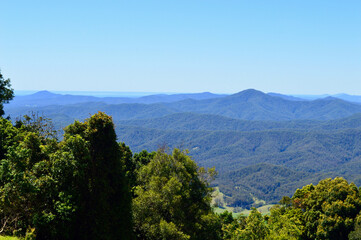 Fototapeta premium view of the mountains