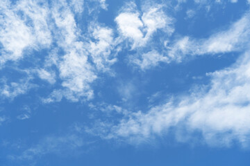 Beautiful cloud with blue sky natural background