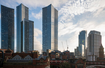 UK, Manchester, Sky Scrapper