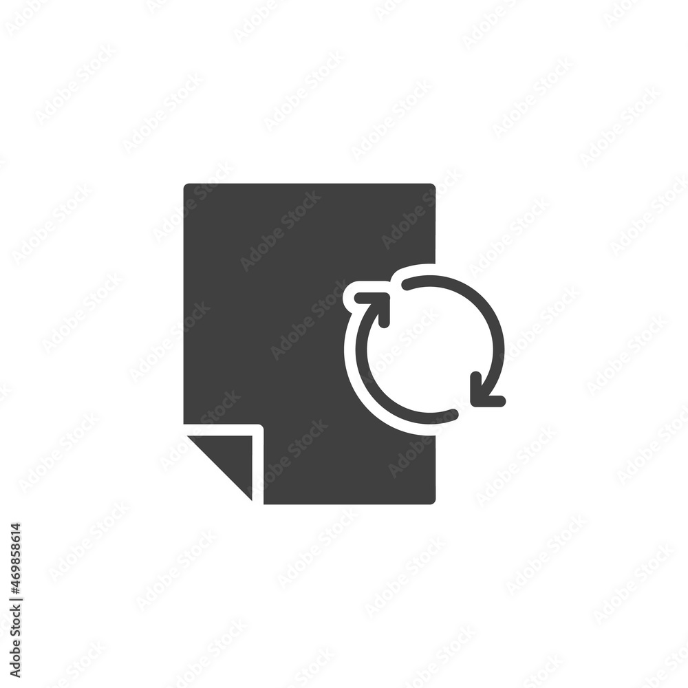 Poster update file vector icon