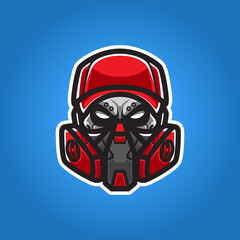 URBAN MAN SKULL MASCOT LOGO