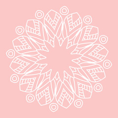 Mandala. Hand drawn ethnic decorative element vector illustration eps 10 for your design.