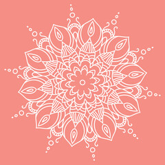 Mandala. Hand drawn ethnic decorative element vector illustration eps 10 for your design.