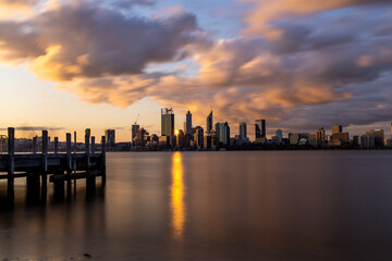Fototapeta premium Perth City Sunset