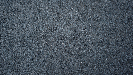 Surface rough of asphalt, Grey road with small rock, Texture Background, Top view