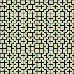 Abstract Geometric Pattern generative computational art illustration