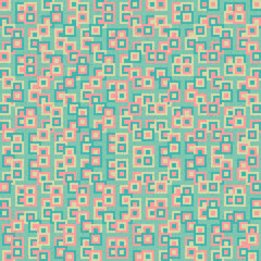 Abstract Geometric Pattern generative computational art illustration