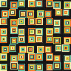 Abstract Geometric Pattern generative computational art illustration