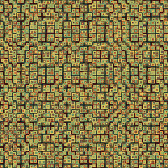 Naklejka premium Abstract Geometric Pattern generative computational art illustration
