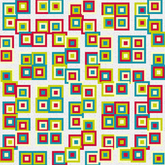 Abstract Geometric Pattern generative computational art illustration