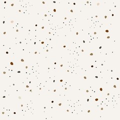 Seamless sea pebbles pattern in neutral colors