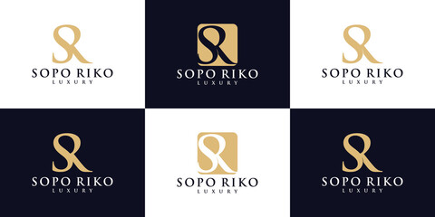 initial SR logo collection, logo inspiration