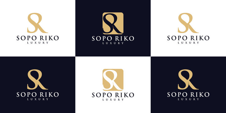 initial SR logo collection, logo inspiration