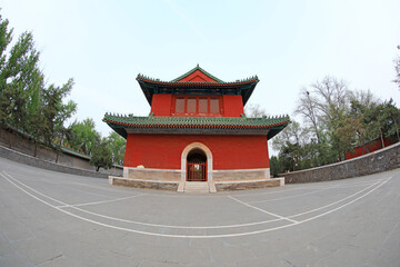 architectural landscape of the bell tower, the temple of Heaven Park, Beijing