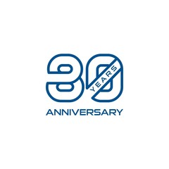 80 year anniversary logo design. vector - template - illustration