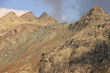 Alpine Pyramidengruppe; Imposante Spitzen um den Piz Canfinal (2811m) in den Bernina Alpen