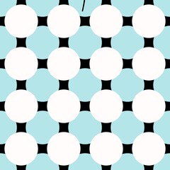 Seamless pattern with abstract dots circle for fabrics and textiles 