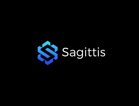 Letter S logo template. Unique modern creative logotype. Vector icon.
