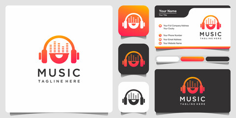 music logo design template