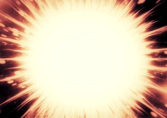 爆発する炎のイラスト