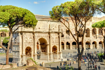 Roman Forum, Italy, HDR Image