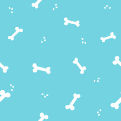 Bones seamless  pattern.Vector illustration