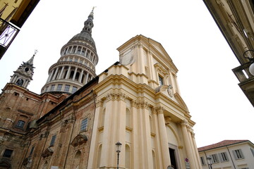Cupola Novara. Dome and basilica of San Gaudenzio.The dome, symbol of the city of Novara, was...