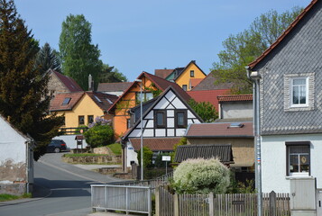 Historische Bauwerke in der Kur Stadt Bad Berka, Thüringen