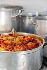 crabs in coconut milk sauce