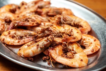 shrimp in garlic and oil