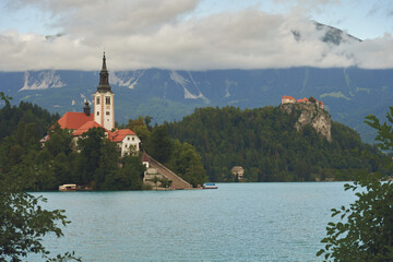 bled lake with island