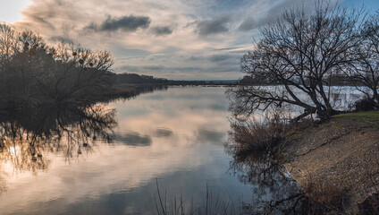 Faded nature in late summer and autumn