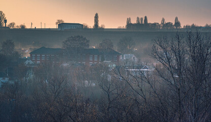 Fototapeta premium Autumn sunset