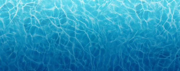 Water Surface In Swimming Pool Or Ocean Abstract Background