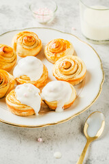 homemade pie with whipped cream