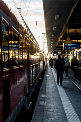Main train station in Nuremberg, Germany