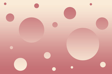 Bubble pattern, vector design, pink backdrop, dot texture, gradient illustration