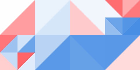 Minimal simple mosaic geometric colorful artistic background wallpaper design pattern